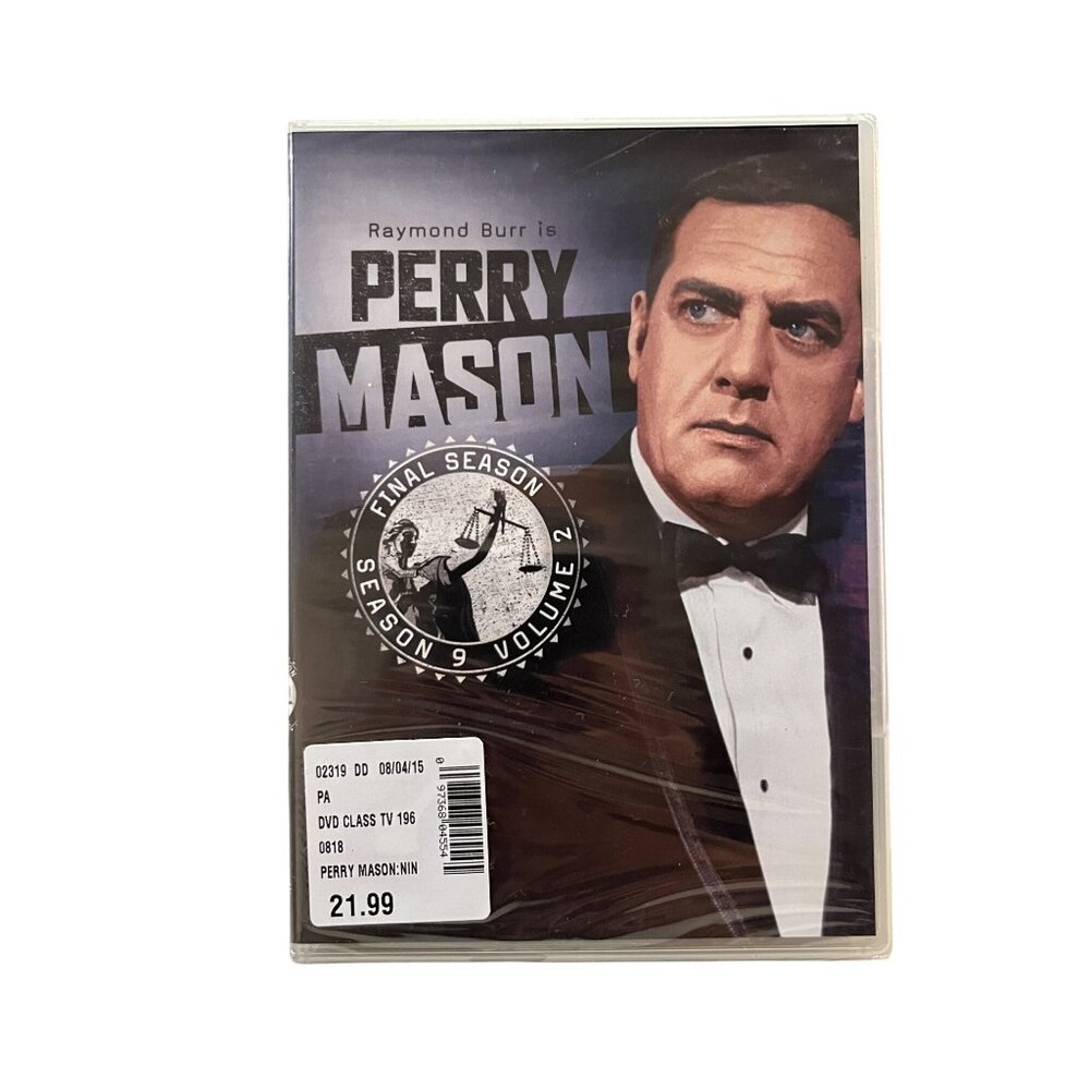 Perry Mason Final Season 9 Vol 2 DVD NEW Sealed Raymond Burr Drama Crime TV